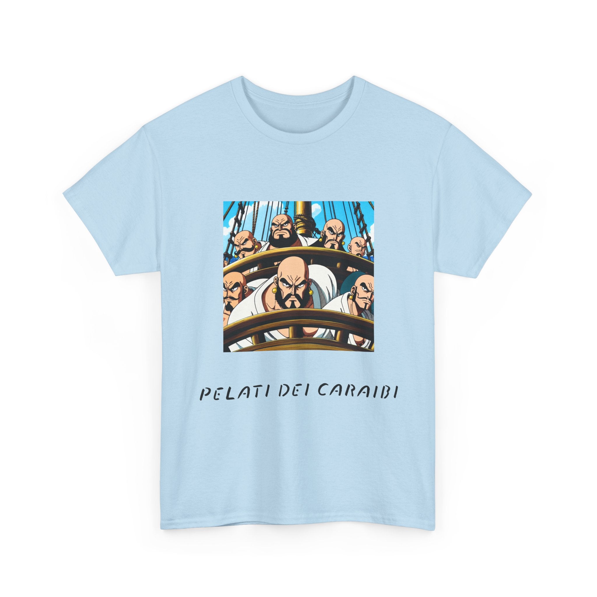 Maglietta "Pelati dei Caraibi" - Pirati con una Testa Liscia