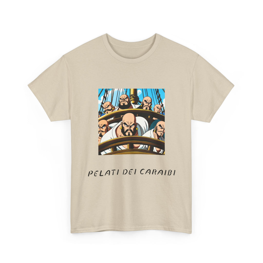 Maglietta "Pelati dei Caraibi" - Pirati con una Testa Liscia