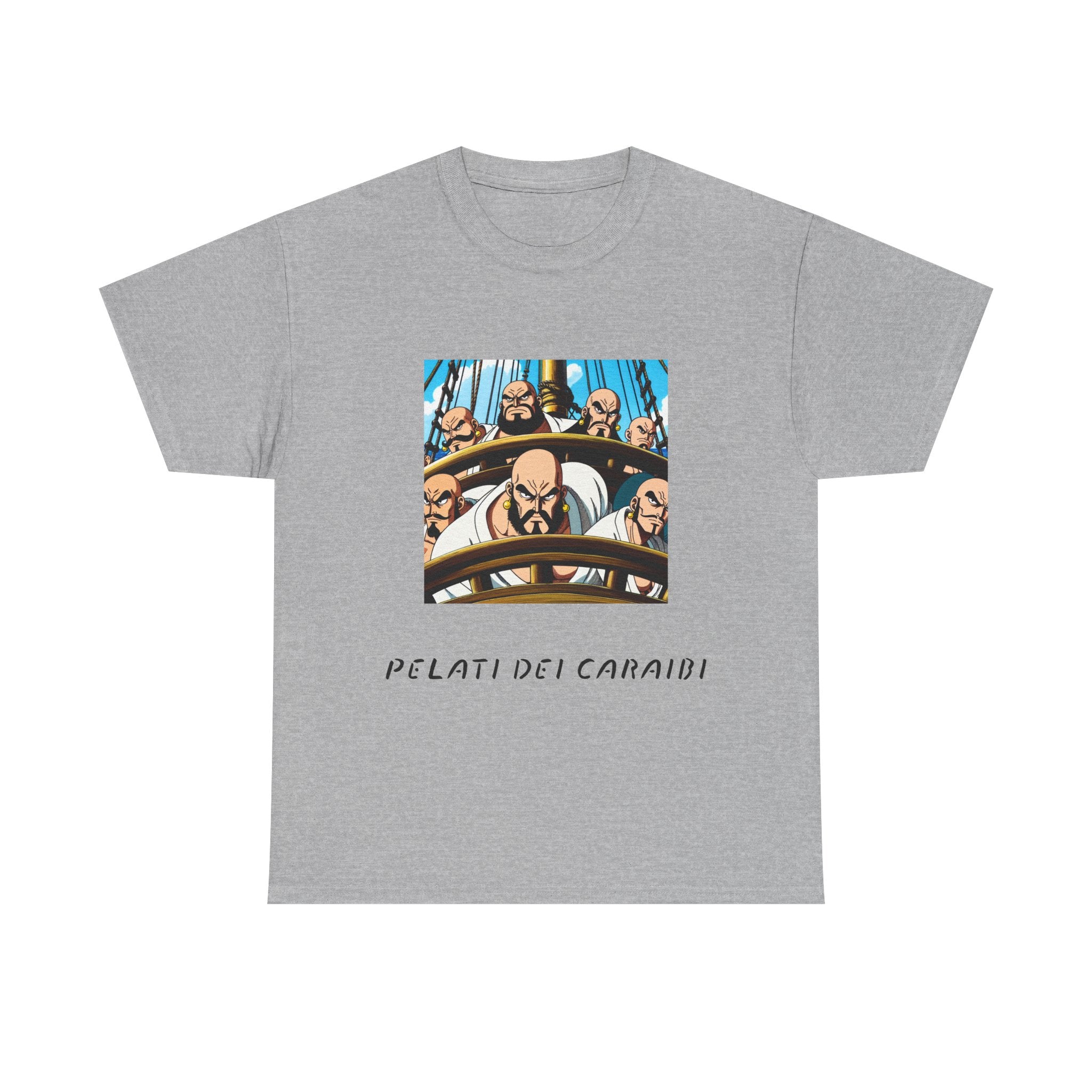 Maglietta "Pelati dei Caraibi" - Pirati con una Testa Liscia