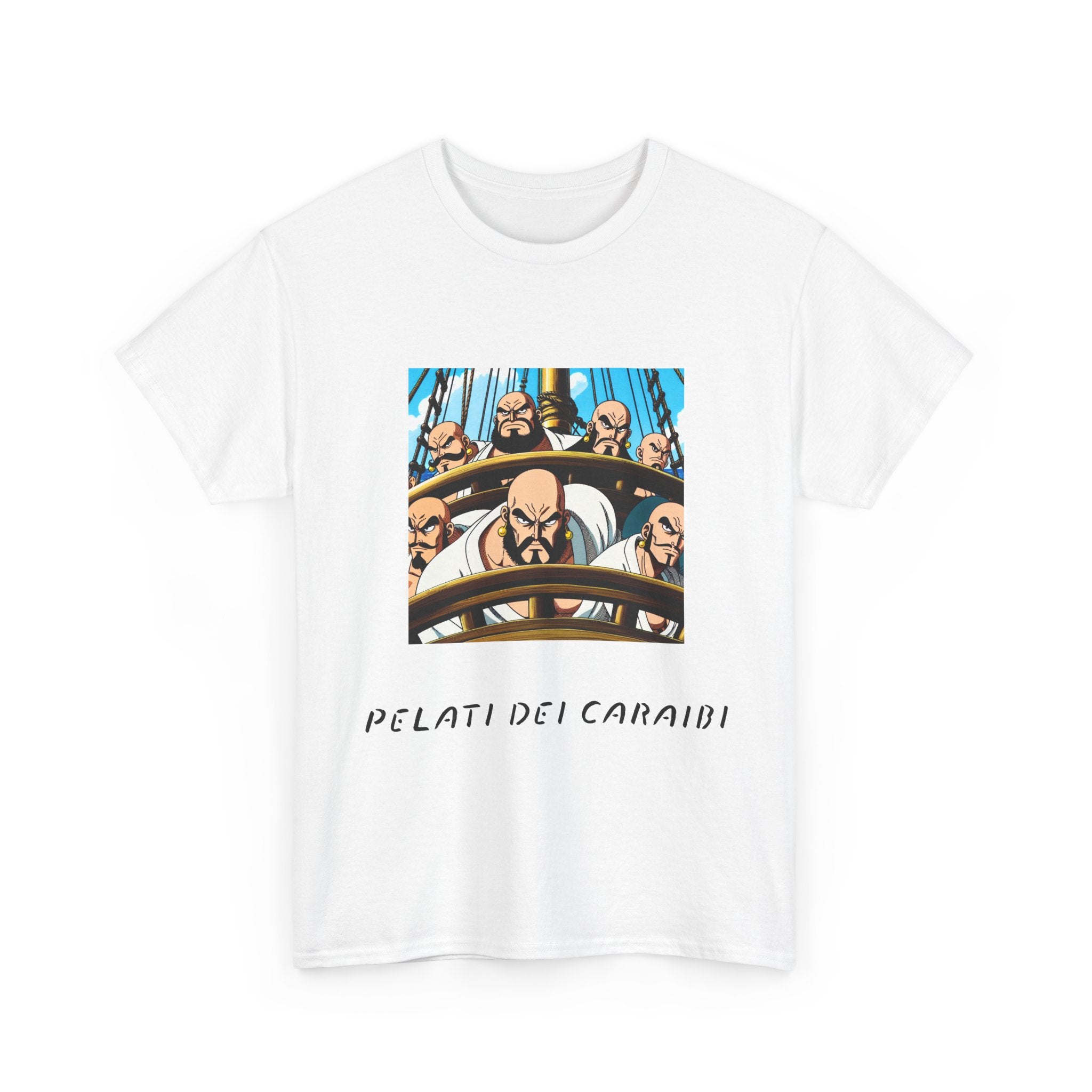 Maglietta "Pelati dei Caraibi" - Pirati con una Testa Liscia