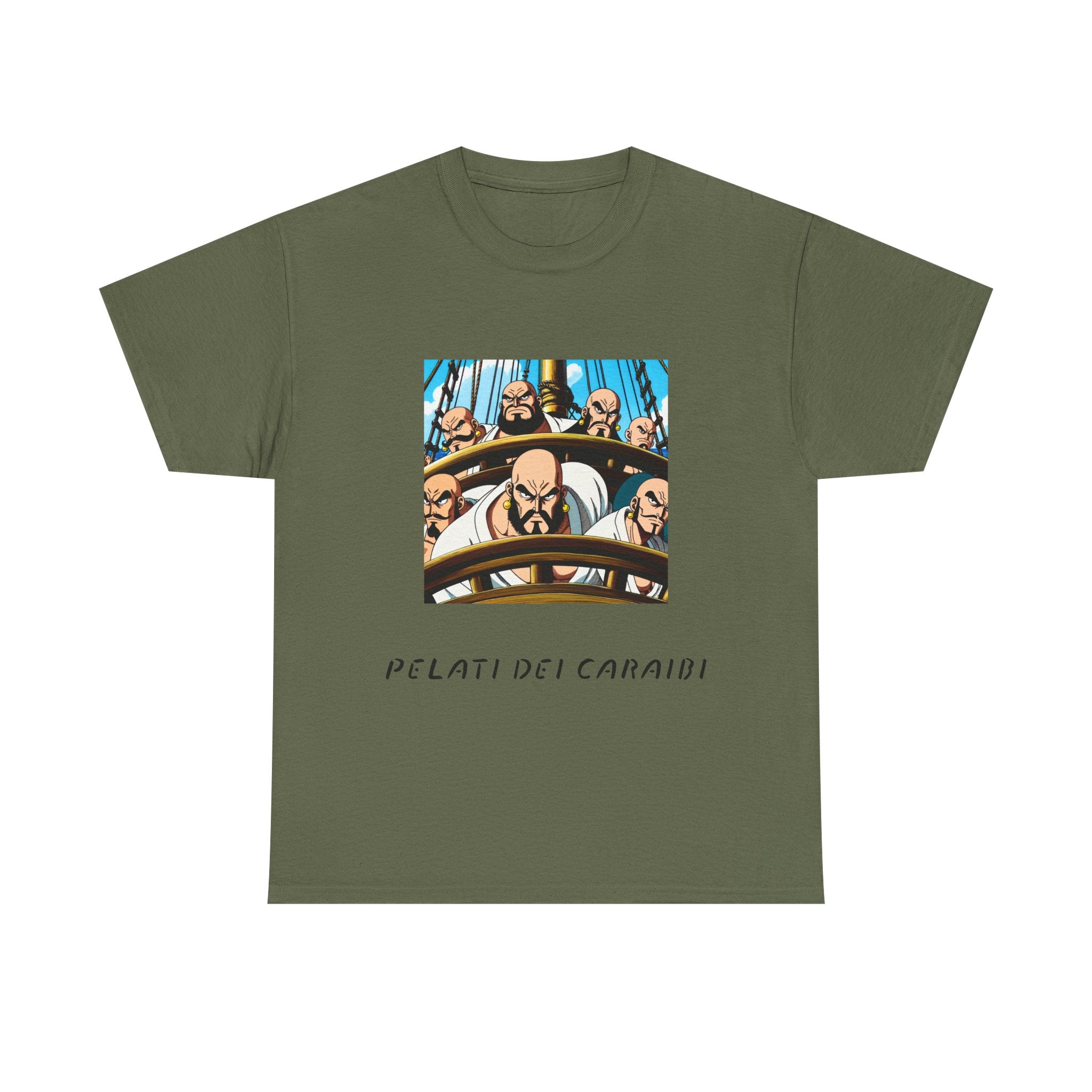 Maglietta "Pelati dei Caraibi" - Pirati con una Testa Liscia