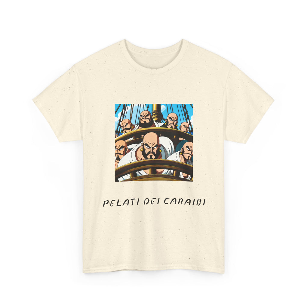 Maglietta "Pelati dei Caraibi" - Pirati con una Testa Liscia