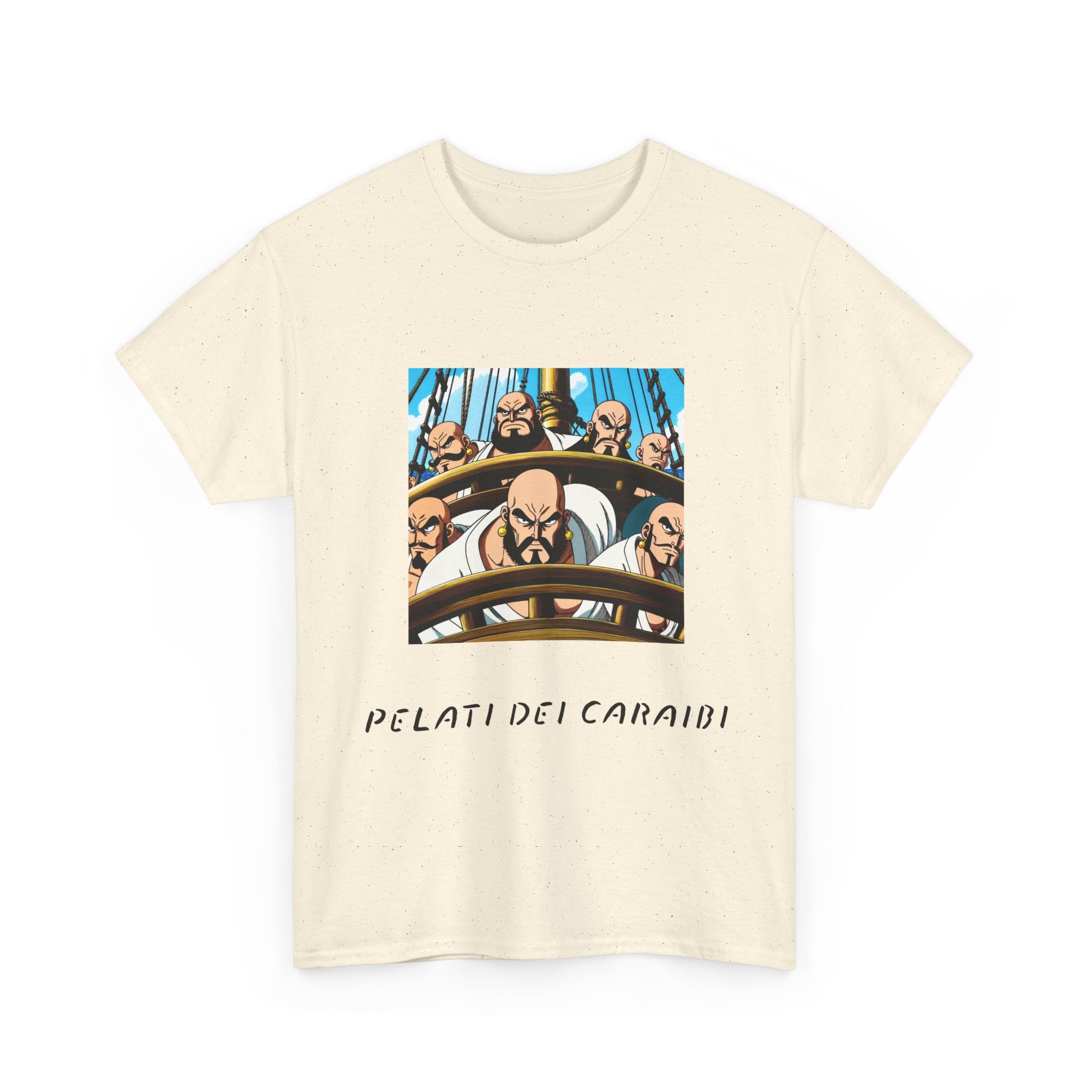 Maglietta "Pelati dei Caraibi" - Pirati con una Testa Liscia