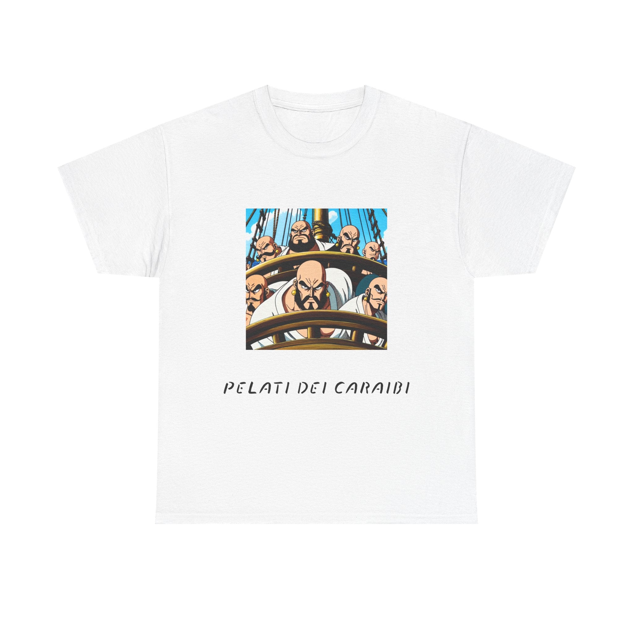 Maglietta "Pelati dei Caraibi" - Pirati con una Testa Liscia