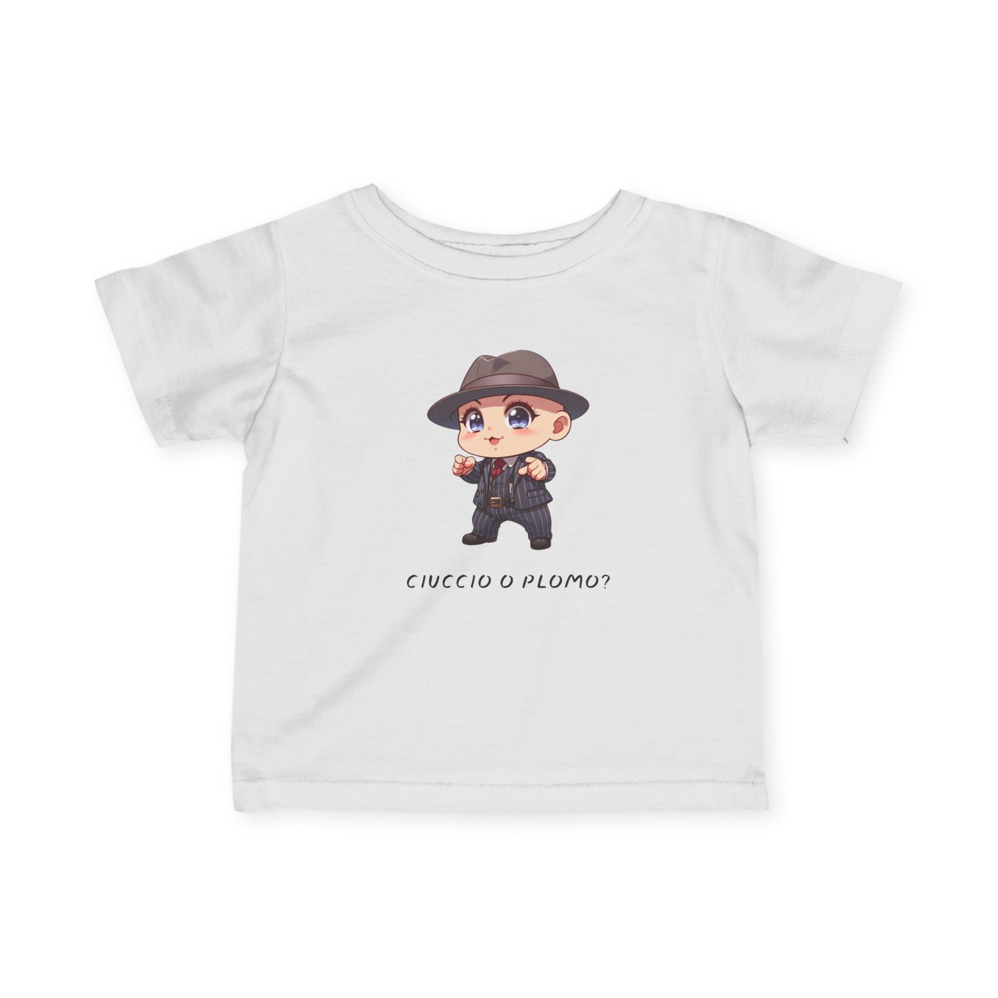 Maglietta "Ciuccio o Plomo?" - Baby Gangster in Azione