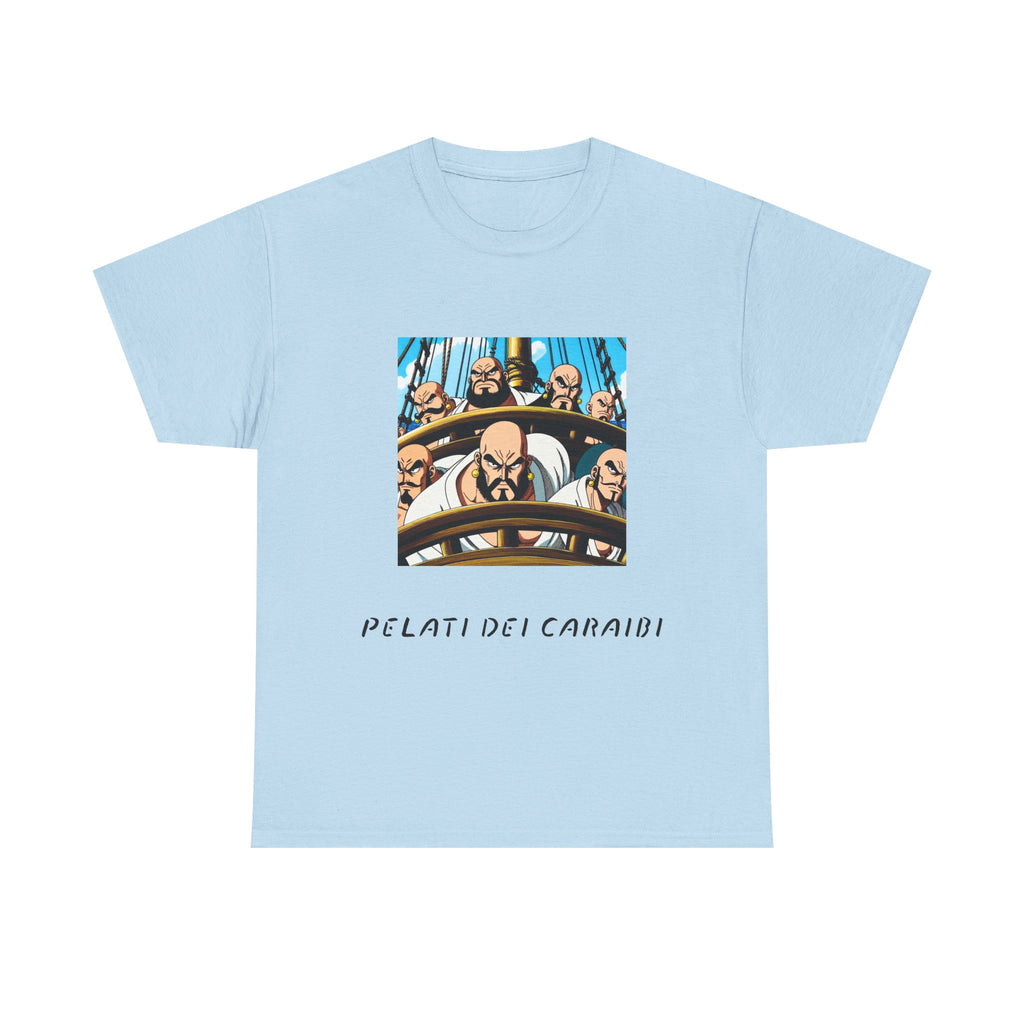 Maglietta "Pelati dei Caraibi" - Pirati con una Testa Liscia