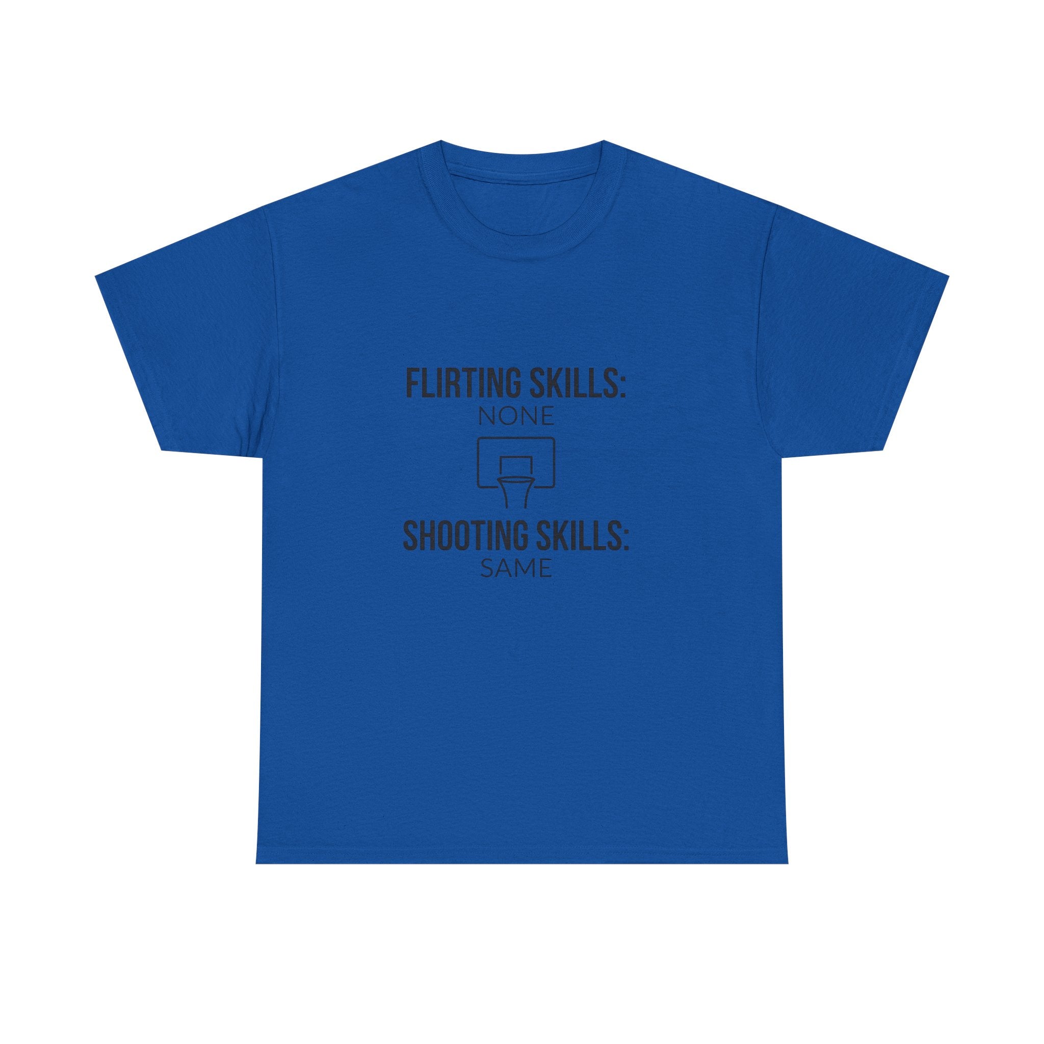 “Flirting Skills: None / Shooting Skills: Same”