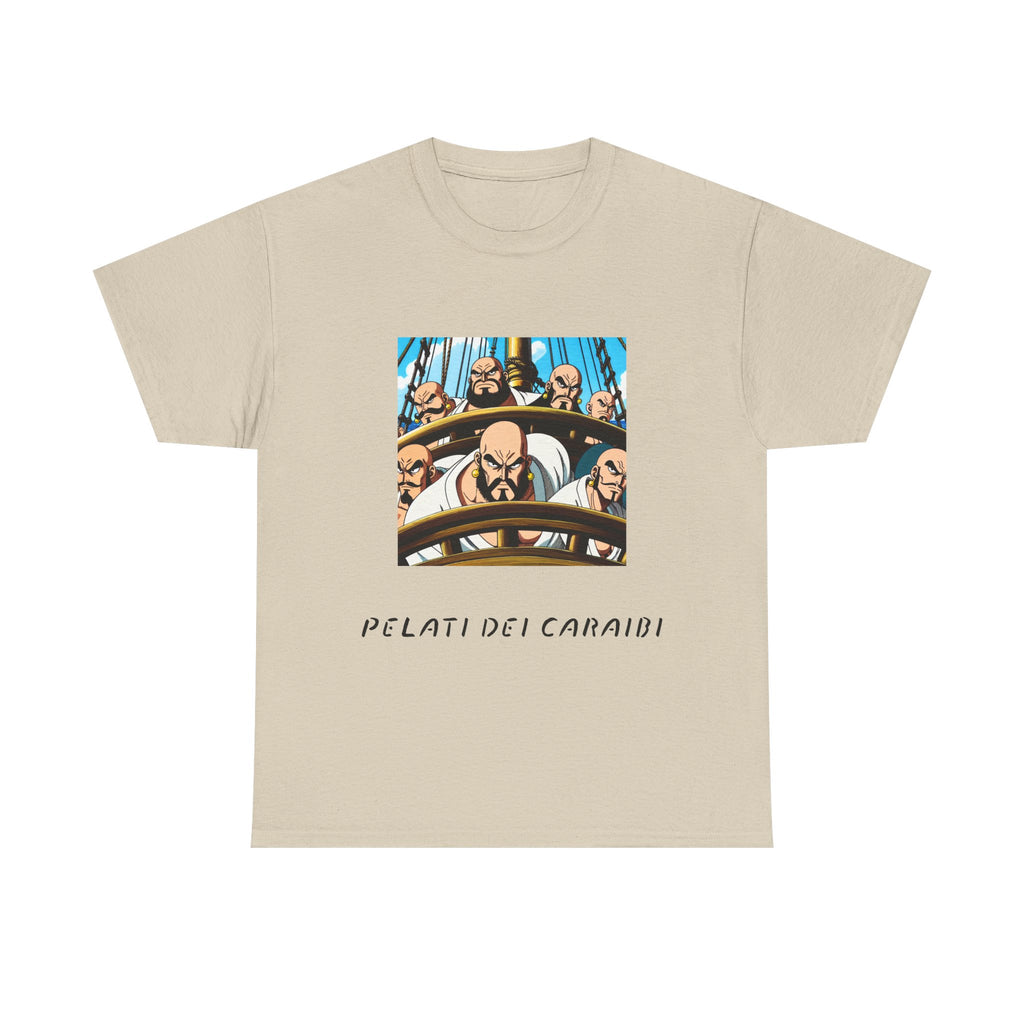 Maglietta "Pelati dei Caraibi" - Pirati con una Testa Liscia
