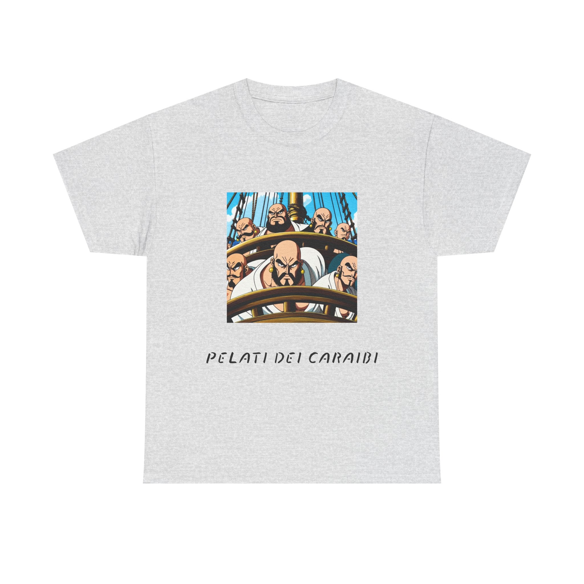 Maglietta "Pelati dei Caraibi" - Pirati con una Testa Liscia