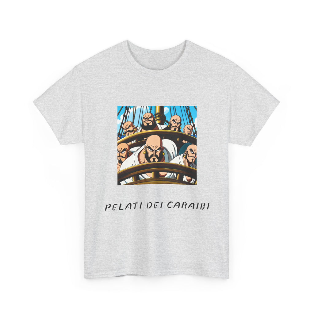 Maglietta "Pelati dei Caraibi" - Pirati con una Testa Liscia