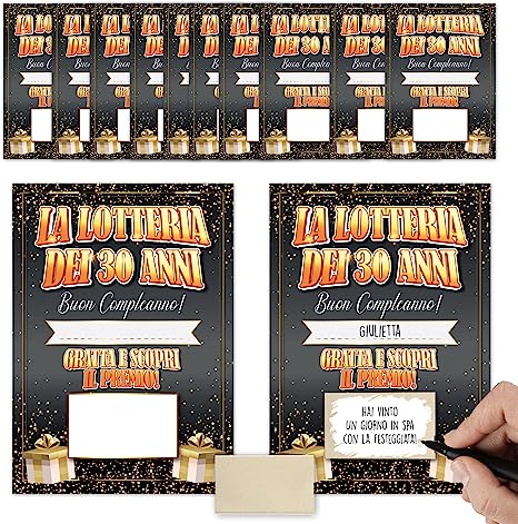 gratta e vinci personalizzati